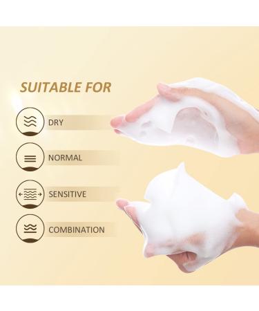 HKH Gentle Facial Cleanser | Hydrating Amino Acid Face Wash for Dry to Normal Sensitive Skin | Natural Formula for Men & Women - Buy Online on GoSupps.com