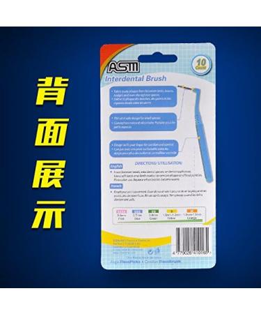 cleanpik tooth brush L type 1.2 1.5 MM10 tablets * 3 teeth brush floss cleaning gingival orthodontic toothbrush - Buy Online on GoSupps.com