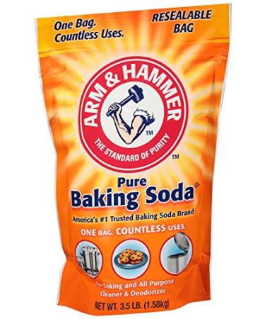 Arm & Hammer Baking Soda 3.5lb Bag - Multi-Purpose Cleaning & Deodorizing Solution - Buy Online on GoSupps.com