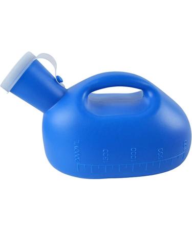 Pee Bottle Male Portable Urinal Pee Bottle Male Portable Urinal UrinalsforMen-2000mLThickPlasticMensBedpanBottlewithLid-MalePortablePeeBottles-TravelUrineCollectionContainers Onecolor