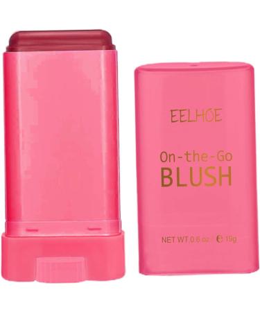 Blush Stick Facial Nourishing Blush Cosmetics Highlighter Multipurpose Soft Easy to Apply Smooth Face Blusher Makeup Blush for Women Girls Red - Buy Online on GoSupps.com