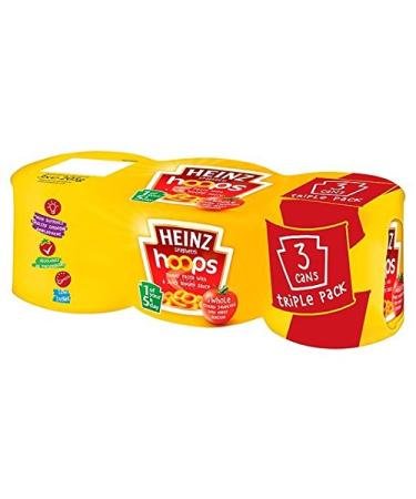 HEINZ Heinz Set of 3 Spaghetti Hoops 3 x 205g