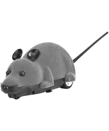 Mouse Cat Toy Wireless Remote Control Funny Rat Toy with 2 Modes Cat Dog Fake Mice Toy for Kids Children Adults(Grey/Brown)(Gray) - Buy Online on GoSupps.com