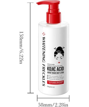 Crsetmyth Kojic Kojic Acid Skin Whitening Body Lotion 250 G Skin Whitening Cream Brightening Body Lotion with Kojic Acid Skin Lightening Body Cream for Radiant Skin - Buy Online on GoSupps.com