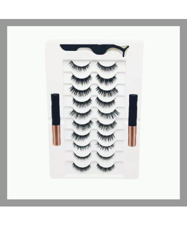 Magnetic False Eyelashes Set - Effortless Application and Natural Look | [Brand Name] - Buy Online on GoSupps.com