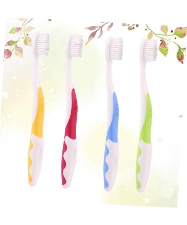 Beavorty 4-Piece Children's Toothbrush Set | Non-Slip Bristle Toothbrushes for Kids | Soft Oral Care Tools - Buy Online on GoSupps.com