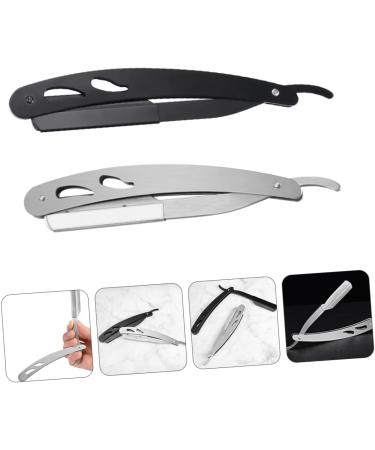 Beavorty Manual Razor - Vintage Dual-Holder Stainless Steel Travel Shaver & Beard Slider Stand - Buy Online on GoSupps.com
