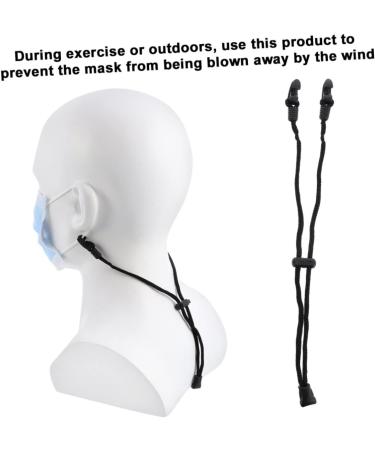 CLISPEED 3pcs Earrings & Mask Hook Ear Holder - Adjustable Plastic Rope Stand for Comfort & Versatility - International Shipping Available - Buy Online on GoSupps.com