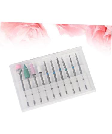 Beaupretty Set Nail Drill Bits for Acrylic Nails Nail Drill Kit Ceramic Nail Drill Bit Manicure Drill Bits Diamond Nail Drill Bit Diamond Cuticle Nail Bits Tungsten Steel Grinding Head medium Picture 1 - Buy Online on GoSupps.com
