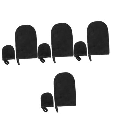 Ipetboom 4 Sets Tanning Gloves Gel Nails Gelnails Uv Gloves Mitt Design Tanning Mitt Hand Protectors Nail Art Hand Cover Nail Art Supplies Hand Painted Hand Guard