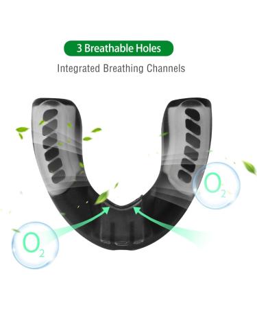 2 Pack Youth Mouth Guard with Strap - Teeth Armor for Boxing, MMA, Football, Basketball, Hockey, Karate, Rugby - Protects Braces - Adult Size - Buy Online on GoSupps.com