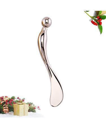 Beaupretty Eye Cream Massage Sticks & Spatula - Anti-Wrinkle Eye Mask Tool for Women | Silver | Combat Eye Fatigue & Bags - Buy Online on GoSupps.com