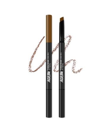 MERZY The first Waterproof Brow Pencil Long Lasting High-Intensity Color Triangular Tip ALMOND BROWN (#B3) 0.01 Fl Oz