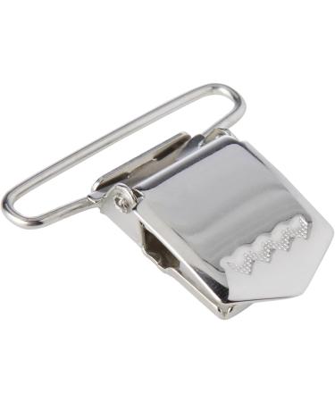 Prym Suspender Clips 18mm Silver-Coloured - Set of 2 for International Shipping | Perfect for Fashion & DIY - Buy Online on GoSupps.com