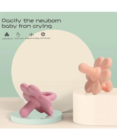 GLASSNOBLE Silicone Pacifier Chain for Newborns - Deep Rose | Safe Stylish & Durable Baby Accessory - Buy Online on GoSupps.com