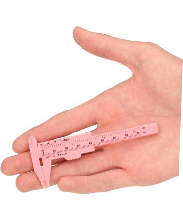 Mikinona R gle Sourcils Plastique Portable Coulisse Pr cise Pour Microblading Et Maquillage Outil Mesure Visage Et L ger Rose - Buy Online on GoSupps.com