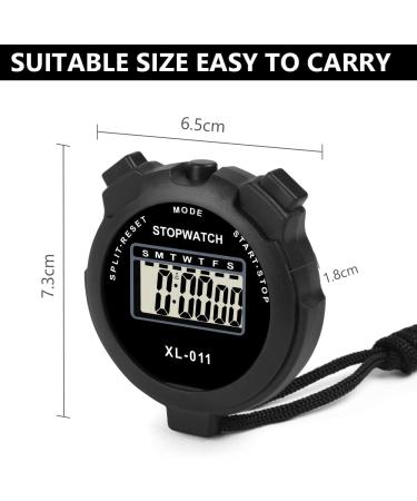 Buy Vicloon Digital Sport Stopwatch Timer - Large Display Alarm Calendar for Coaches & Athletes | Perfect for Running Swimming & More - Buy Online on GoSupps.com