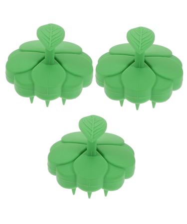 Magiclulu 3st massage brush head-head skin massage device portable scalp brush head supply for women travel shampoo Miss pebbles thorough cleaning multifunctional brush