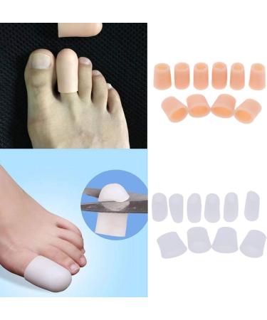 Buy B Baosity 10 Pieces Silicone Toe Protectors - White | Comfort for Men & Women | International Shipping - Buy Online on GoSupps.com