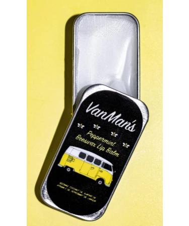 Vanman's Organic Peppermint Beeswax Lip Balm - 3 Pack | Moisturizing Chapstick with Rosemary, Almond, Peppermint & Coconut Oil - Vitamin E Infused, Removes Dead Skin Cells - For Dry Lips - Buy Online on GoSupps.com