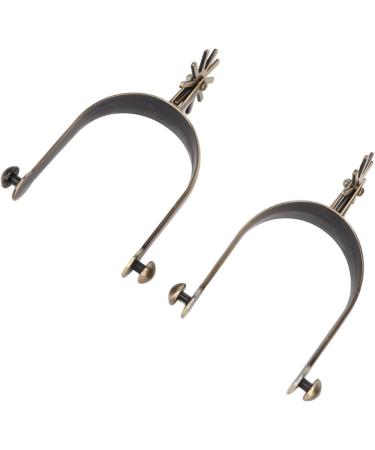 QANYEGN Adult Cowboy Spurs Vintage Metal Spurs with Gear Zinc Alloy Men Spurs Horse for Men - Buy Online on GoSupps.com