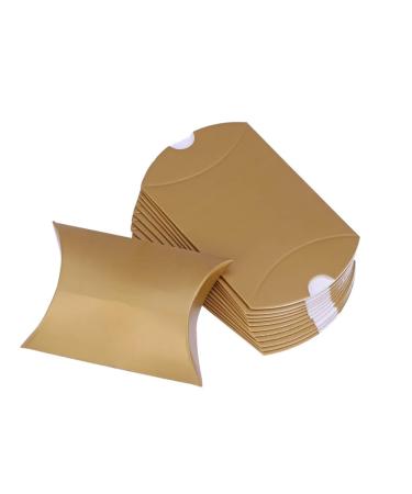 SOLUSTRE 50pcs Box Favor Boxes for Wedding Clothing Boxes for Gifts Pillow Personality 1 count (Pack of 1) Golden
