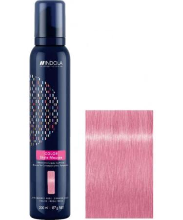 Indola Permanent Colour Mousse Strawberry Rose 200 ml - Buy Online on GoSupps.com