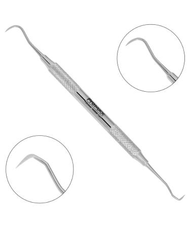 Professional Dental Tartar Scraper - Double Ended Remover for Teeth | Plaque & Tooth Cleaning Tool | 100% Surgical Stainless Steel | Home Dental Care - 2 Pack - Buy Online on GoSupps.com