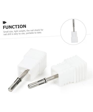POPETPOP acrylic nails trim drill bit sculpt store manicure art drill shank nail shank for nail drill small grinding head Accessories shaft core women's bearing Tungsten steel - Buy Online on GoSupps.com
