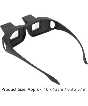 Lazy Glasses - 90 Degree HD Horizontal Prism Glasses for Bed - Stylish Lightweight Angular Design - Buy Online on GoSupps.com