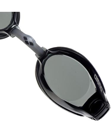 Shop Arena Zoom X-Fit Anti-Fog Swimming Glasses | Unisex Adult Goggles with UV Protection & Self-Adjusting Nose Bridge | Multicolored (Black-Moe Clear) - Buy Online on GoSupps.com