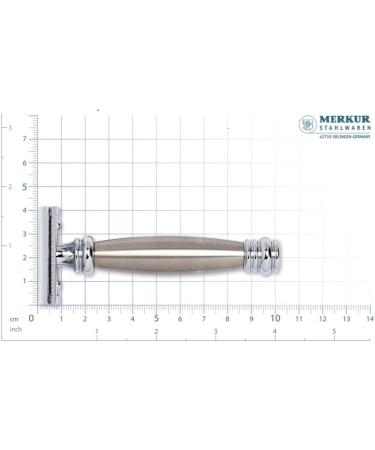 Merkur 43.002 Adjustable Heavy Razor - Chrome Stainless Steel | Premium Shaving for Men | International Shipping Available - Buy Online on GoSupps.com