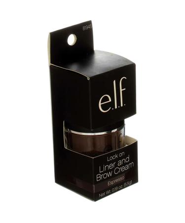 e.l.f. Lock On Liner and Brow Cream in Espresso for Women - 0.17 oz (Pack of 2) - Buy Online on GoSupps.com