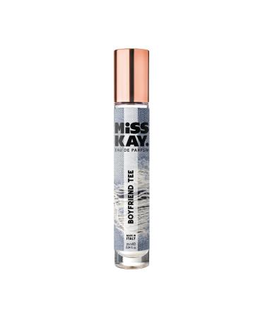 Miss Kay Boyfriend Tee Eau de Parfum 25ml - Warm Amber & Magnetically Smooth - Notes of Bergamot Pear & Orange Flower - Made in Italy 100% Vegan Cruelty Free & Paraben Free