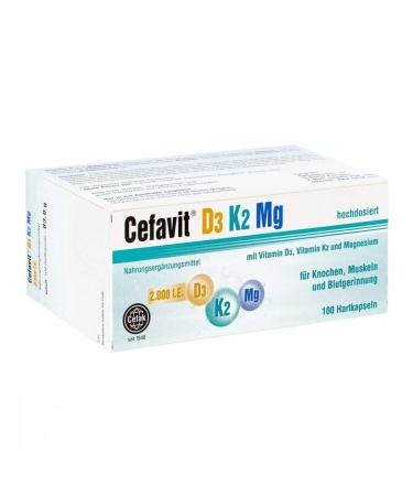 CEFAVIT D3 K2 Mg 2 000 IU hard capsules 100 pcs