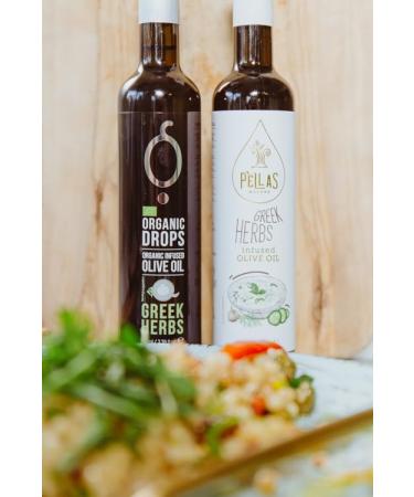 Premium Pellas Nature Extra Virgin Olive Oil with Greek Herbs - Cold-Pressed Additive-Free 250ml | Test Winner & OK Kosher - Buy Online on GoSupps.com