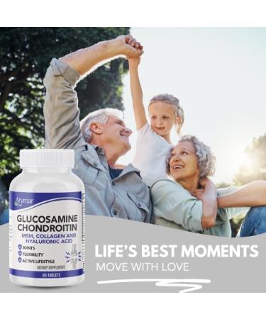 Arymar Glucosamine Chondroitin MSM Collagen & Hyaluronic Acid Supplement 60 Tablets - Buy Online on GoSupps.com