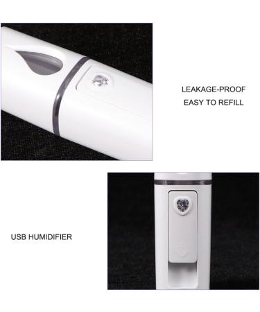 CHILDWEET 1pc Mini Face Spray Instruments Facial Mister Portable Hunidifier Face Moisturizing Steamer White - Buy Online on GoSupps.com