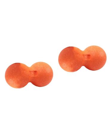 Beavorty 2 STK peanut massage ball deep massage gear Double lacrosse massage gauge peanuts ice hockey double lacrosse massage ball Oers-muscle massage roller double ball scroll wheel