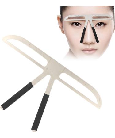 Beavorty Tool Eyebrow Ruler Stencil Eyebrow Stencil Kit Brow Stencils Calipers Stainless Steel medium As Shown - Buy Online on GoSupps.com