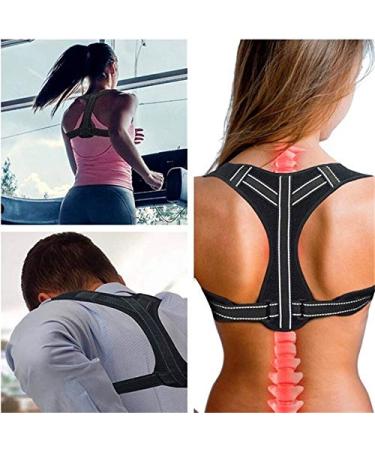 Posture Corrector Posture Corrector Back Posture Brace Clavicle Support Stop Slouching And Hunching Adjustable Back Trainer Unisex Back Brace Better life - Buy Online on GoSupps.com