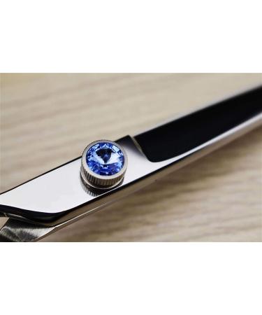 Professional Left-Handed Hairdressing Scissors - 6.0 Inch Barber Shears for Precision Cutting in Purple & Silver - Buy Online on GoSupps.com