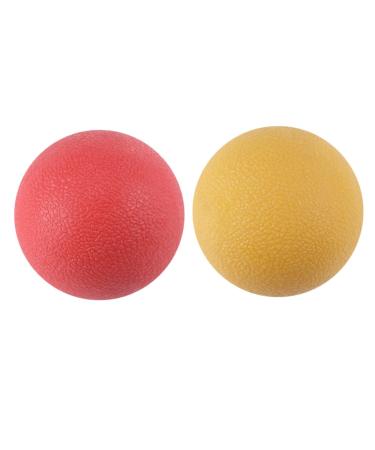 Kombiuda 2st Back roll Pieces PCs Cool ash cup muscle roller ventilation Self-massage replacement breast pad massage ball yoga-ball heal relaxation ball gymnasium ball fascia ball red 6.50x6.50cm red