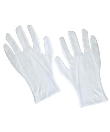 minkissy Cotton Work Gloves 18 Pairs Work Gloves White Gloves Factory Gloves Cotton Gloves Lengthen White Work Gloves - Buy Online on GoSupps.com