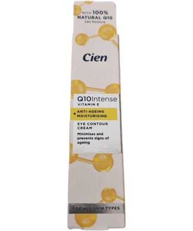 Cien Q10 Intense Vitamin E Anti-Ageing Moisturising Eye Contour Cream 15ml Reduce Wrinkles and Revitalize Your Eyes - Buy Online on GoSupps.com