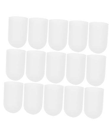 FRCOLOR 40 Pcs Finger Cot Anti-Scald Finger Covers Anti-Scald Finger Sleeves Finger Protectors Finger Tips Finger Dots Finger Caps Assorted Colorx2pcs 3.6X2.3X2.3CMx2pcs