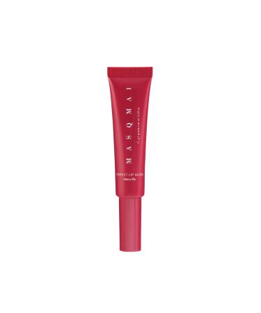 MASQMAI Perfect Lip Gloss Lip Gloss with Volumizing Peptide Cherry Tone: Cherry Pie