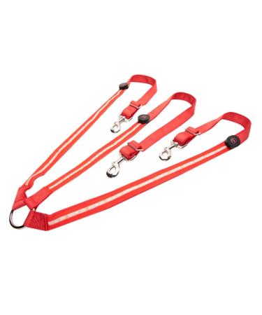 Bweele LED Horse Harness LED Chest Strap Horse Harness with LED Light Point Light Horse Harness for Dark Environment Outdoor and Horse Sports (Red) (Single Light Row) Single Row of Lights Red.