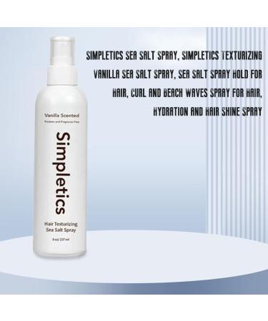 Sea Salt Spray - Texturizing Vanilla Hair Styling Spray for Beach Waves Volumizing & Lightweight Hold Natural Finish Unisex Hair Care 3.4oz (100ml) - Buy Online on GoSupps.com