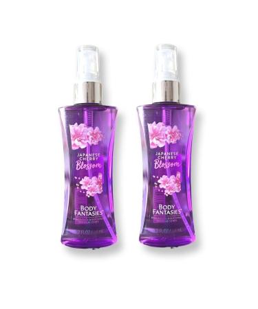 Body Fantasies Japanese Cherry Blossom Body Spray Bundle - 2 Travel Size of 3.2 Fl Oz and 1 Refillable Purse Size of 1.0 Fl Oz | 7.4 Fl Oz Total - Buy Online on GoSupps.com